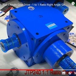 Angle reducer gear ratios 1:1 - JTP240 - Right-Angle Gear Drive