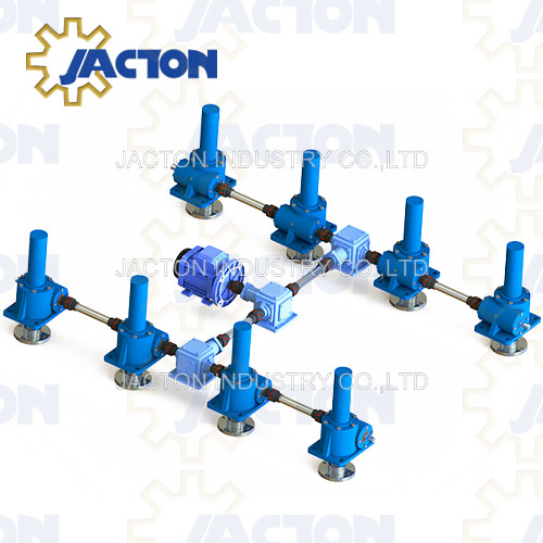 Synchronization Eight Screw Jack Lifting Systems