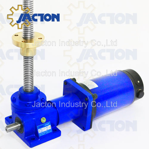 24v Motorized Travel Nut Rotating Screw Lift Jack 2 Ton