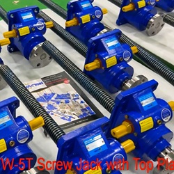 screw jack design - 5 ton - JTW-5T - different types of screw jacks