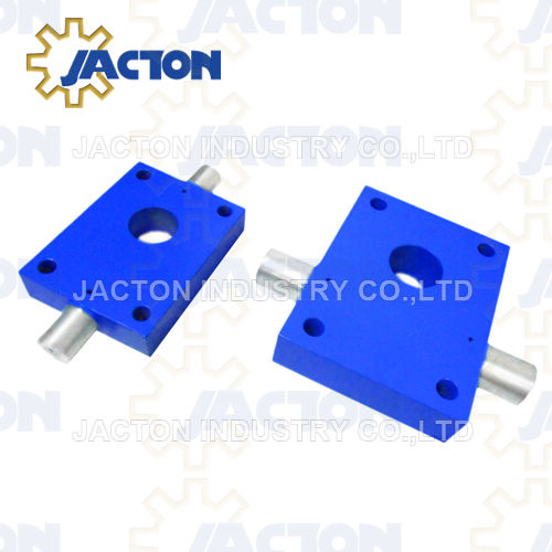 Trunnion Mounting Plates Bolt To The Base of Worm Gear Screw Jacks