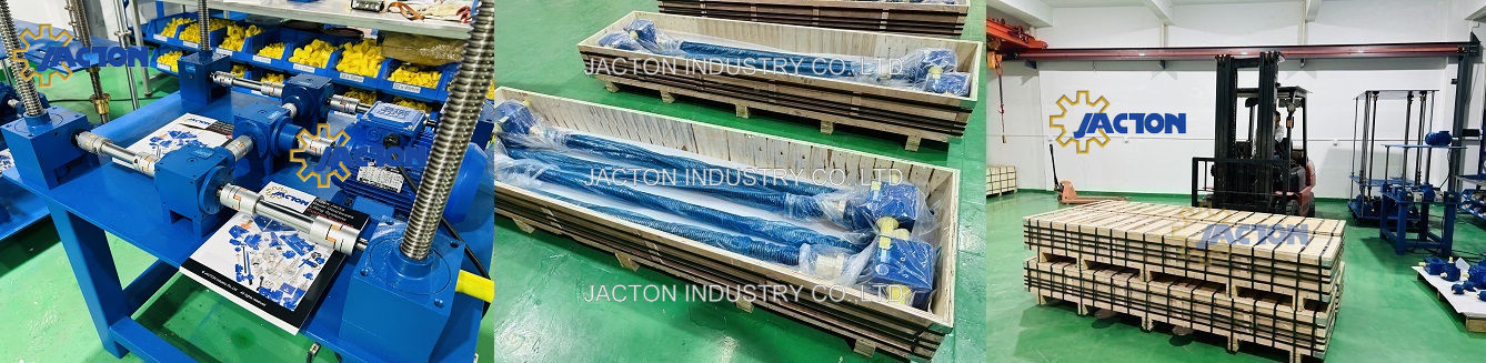 multiple screw jack system arrangements packing