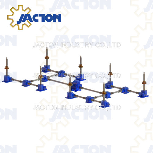 Synchronization Eight Screw Jack Lifting Systems