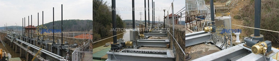 Motorized Screw Jack Hoisting Sluice Gates (1)