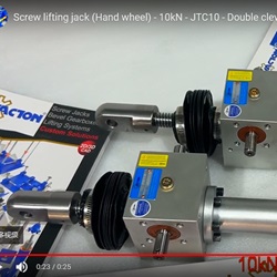 Screw lifting jack (Hand wheel) - 10kN - JTC10