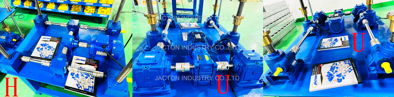 multiple screw jack system arrangements