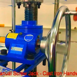 hand crank worm drive jack - hand operated right angle worm gear boxes