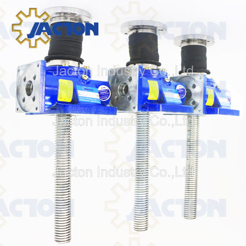 Servo Motor Mounts in Precision Screw Jack Table Lift Mechanism