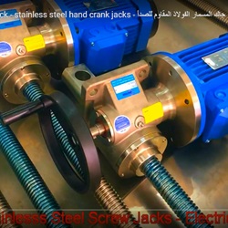 hand wheel screw jack - stainless steel hand crank jacks