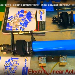 linear drive - electric actuator gate - linear actuator lifting nut