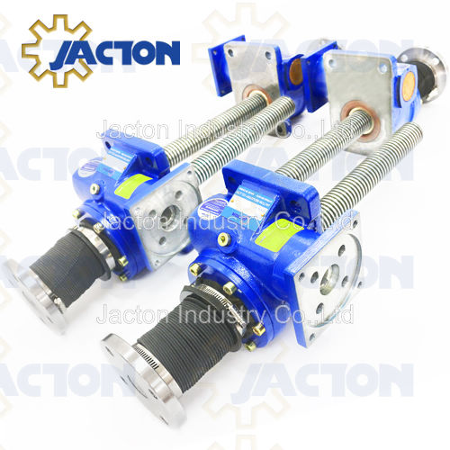 Servo Motor Mounts in Precision Screw Jack Table Lift Mechanism