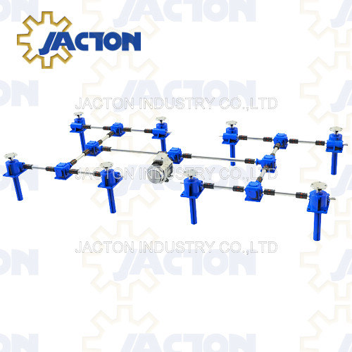 Synchronization Eight Screw Jack Lifting Systems