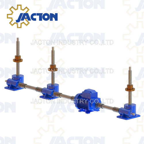 Synchronization Three Screw Jack Lifting Systems