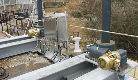 Motorized Screw Jack Hoisting Sluice Gates