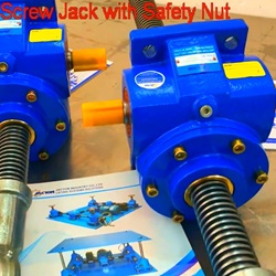 safety nut screw jacks and translating screws