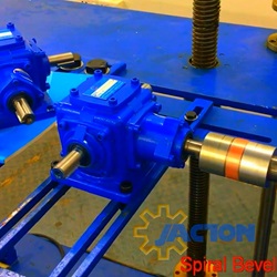 single input and dual output bevel gear box - shaft at 25mm