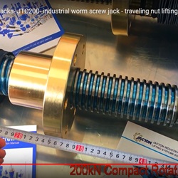 Screw Type Lifting Jacks- JTC200- industrial worm screw jack