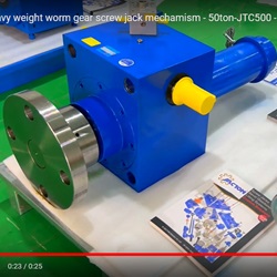 heavy weight worm gear screw jack mechamism - 50ton-JTC500