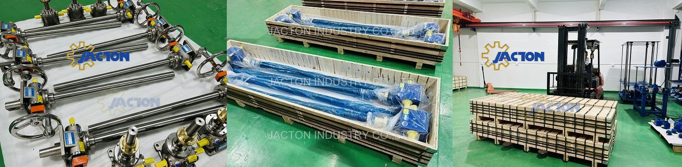 stainless steel machine screw jack jss series packing