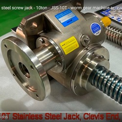 stainless steel screw jack - 10ton - JSS-10T