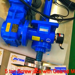 electric motor screw jack - worm gear linear actuator