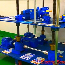 worm gear mechanical lift table-geared motor screw jacks for table lifting