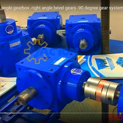 precision 1:1 angle gearbox -right angle bevel gears